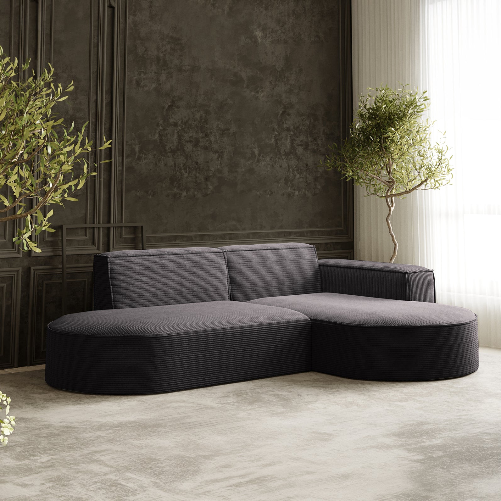 Parma Studio narożnik w tkaninie Poso