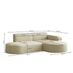 Parma Studio narożnik w tkaninie Quelle