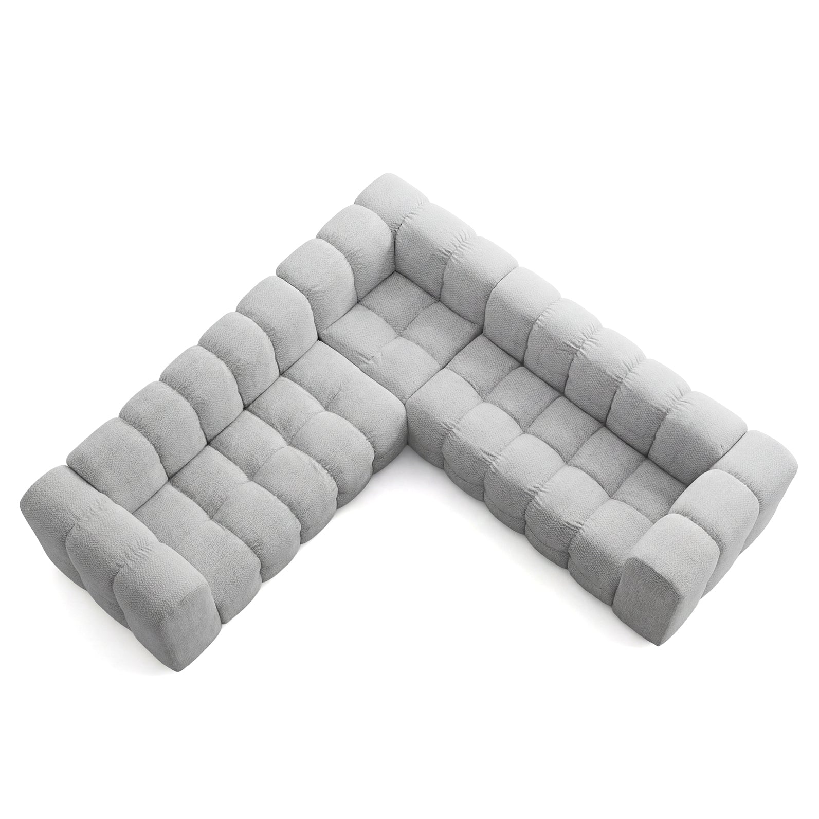 Baloo Corner 270 cm w tkaninie Moly