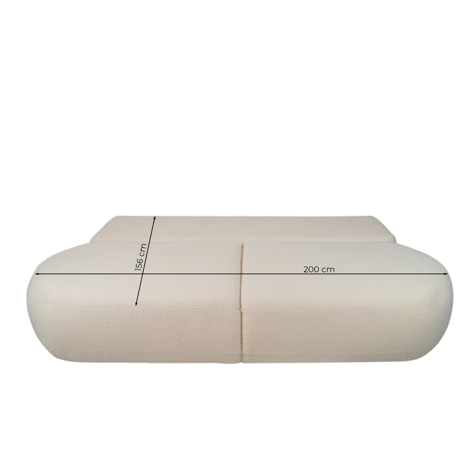 Sofa Fabo w tkaninie Quelle