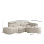 Parma Studio narożnik w tkaninie Poso